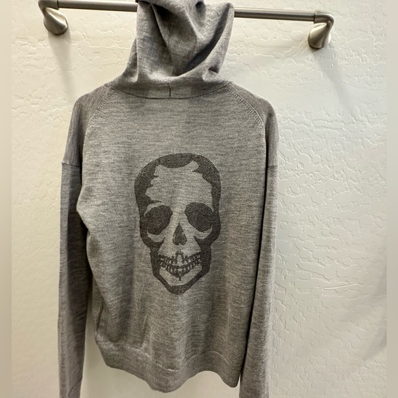 Zadig & voltaire merino wool zip up sweater size M - Picture 3 of 3